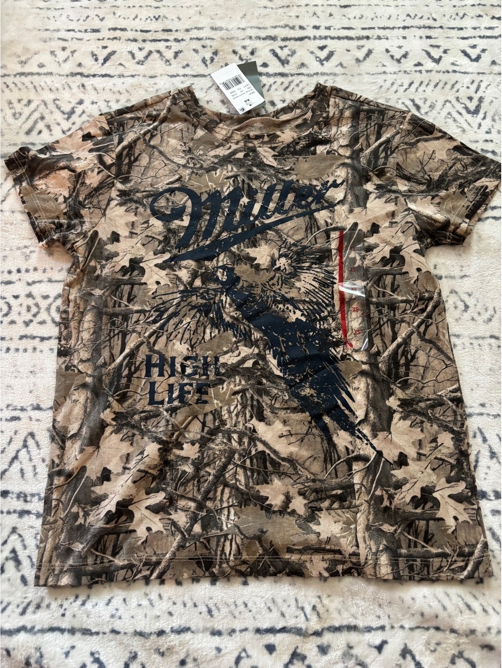 Miller High Life Camouflage Graphic T-Shirt XS